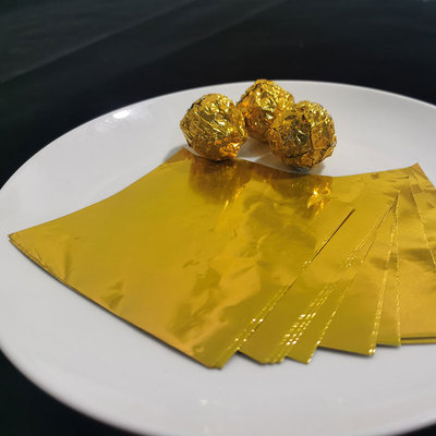 黑芝麻丸锡纸金色铝箔纸黑巧克力