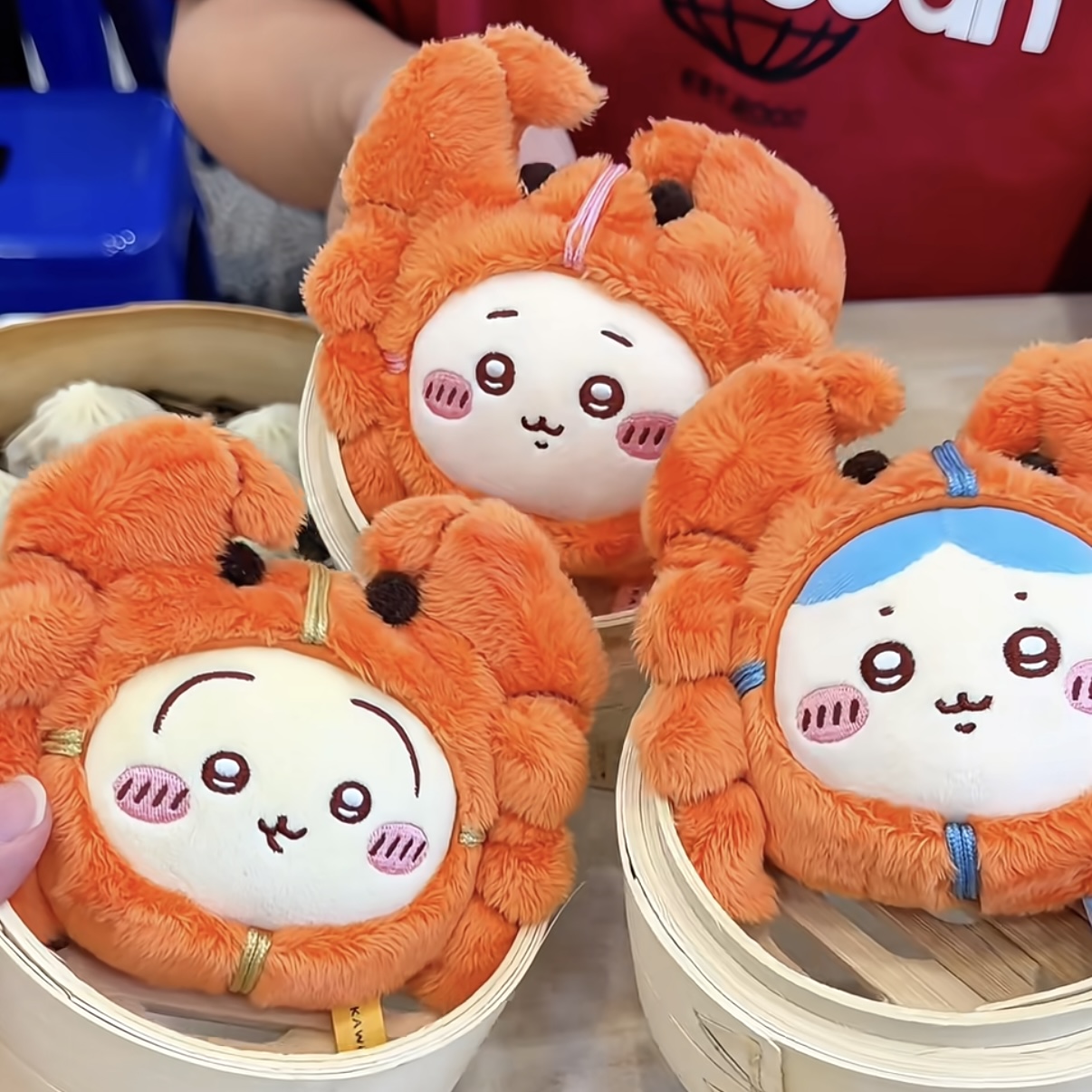 上海限定吉伊卡哇大闸蟹毛绒玩偶公仔可爱乌萨奇吉伊小八玩具挂件