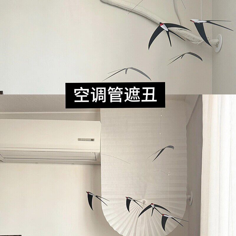 创意空中燕子平衡吊饰卧室装饰手工diy材料包室内装饰礼物软装