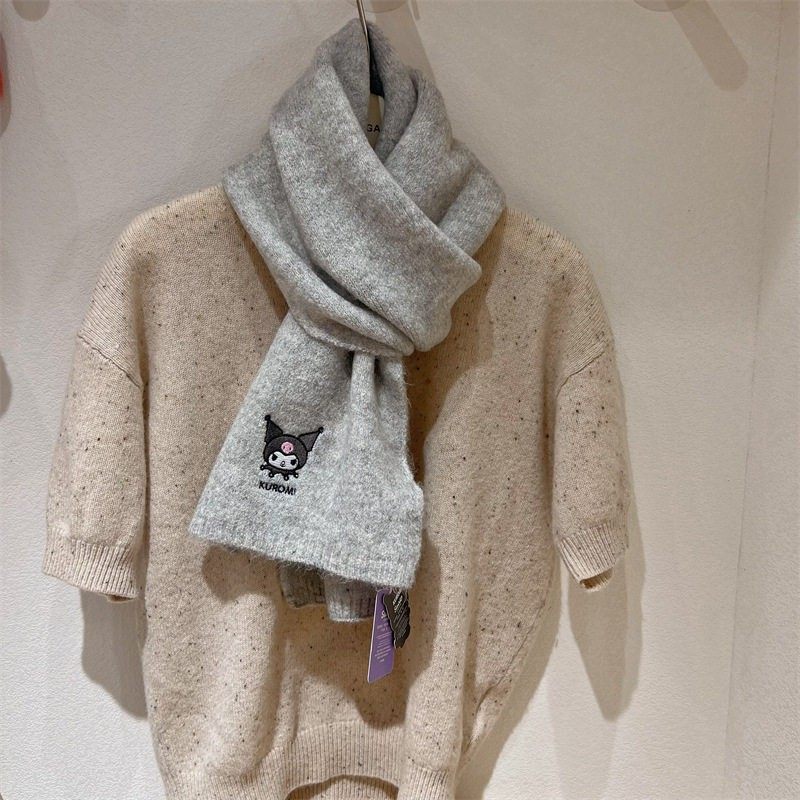 库洛米针织围巾冬季韩版酷乐米高级感羊毛保暖围脖披肩防风脖套女,服饰配件/皮带/帽子/围巾,围巾/丝巾/披肩,淘宝优惠券,粉丝福利购,淘宝优惠卷