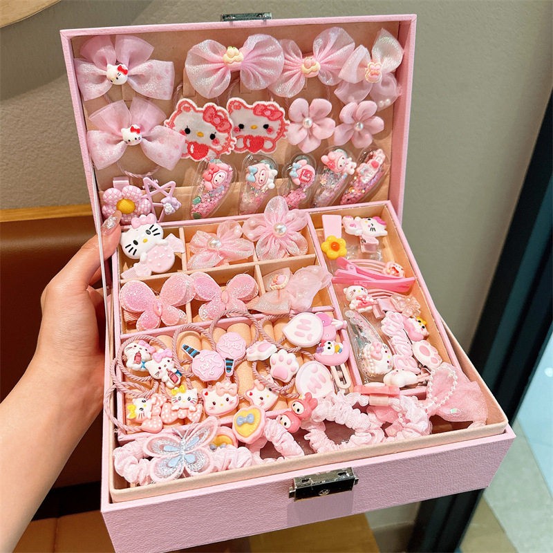 kt发饰礼盒套装女孩生日礼物