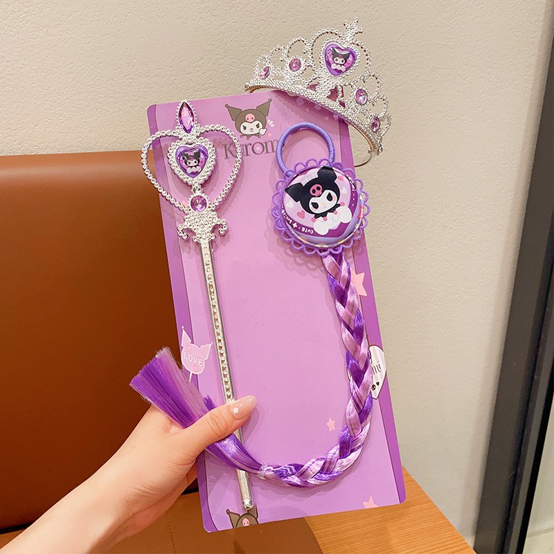 魔法棒权杖公主装扮玩具假发