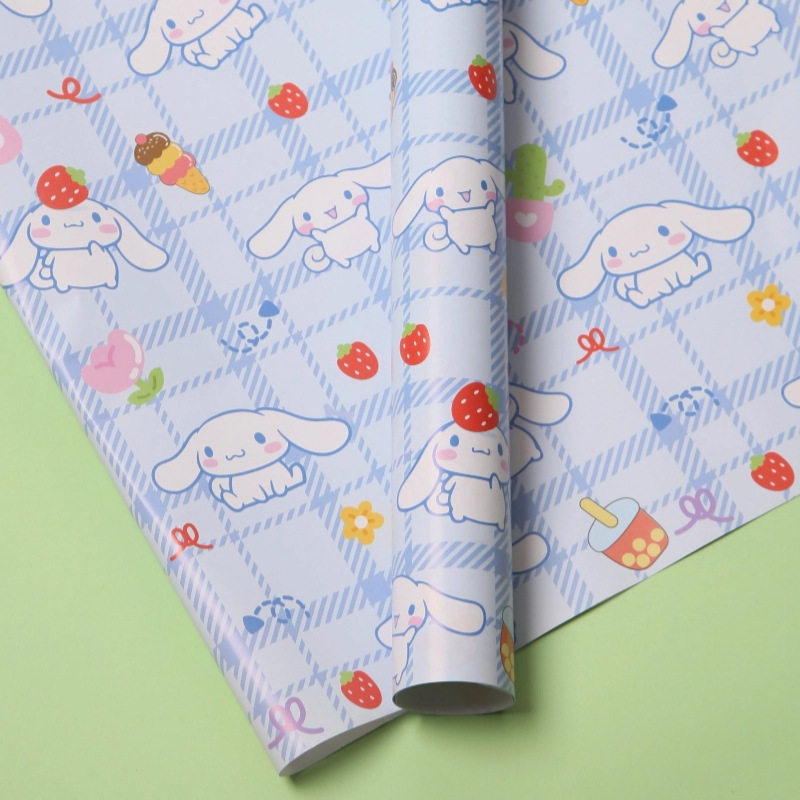 玉桂狗礼物包装纸加厚铜版纸大耳狗礼品包装高颜值可爱新款女孩子