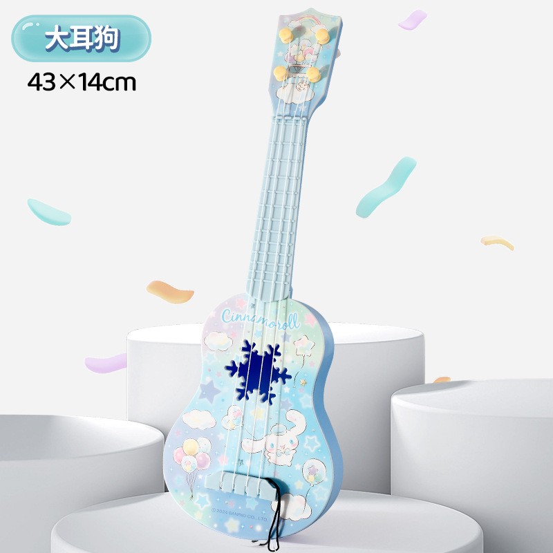 儿童玉桂狗尤克里里小吉他女孩卡通大耳狗乐器可弹奏玩具生日礼物