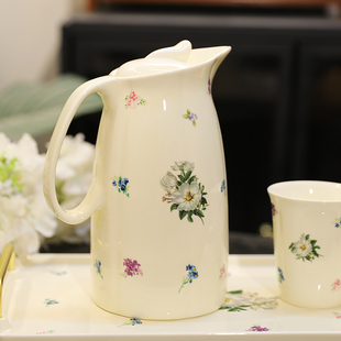 漫缈诗陶瓷冷水壶开水壶凉水壶凉水杯耐高温凉水壶家用食品级套装