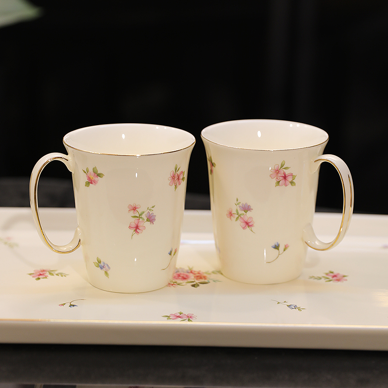 漫缈诗陶瓷水杯咖啡杯套装