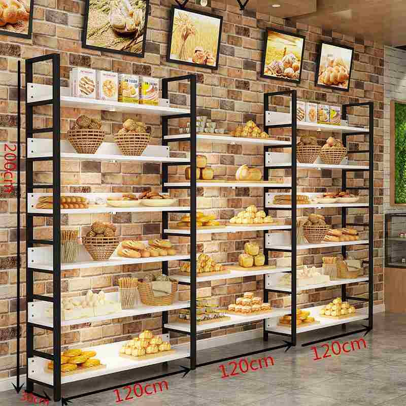新款2022面包柜边柜面包展示柜货架展示架陈列架面包架子创b意多