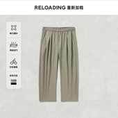斜纹微弹腰头打褶显瘦高级休闲裤 Reloading重新加载 新款 热销