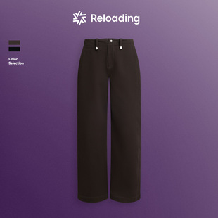 重新加载重磅水洗斜纹面料内里磨毛保暖舒适直筒秋冬休闲长裤