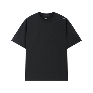 【夏款】Reloading重新加载肩上小刺绣重磅纯棉基础圆领短袖T恤