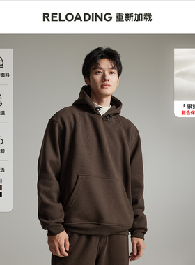 【冬季新款】Reloading重新加载 复合银狐绒雅丹风彩点加绒卫衣