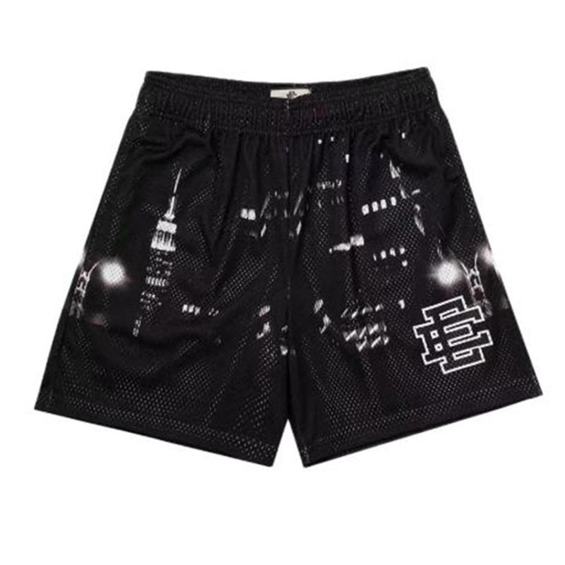 ERIC EMMANUEL EE2023 NEW SUMMER GYM GYM GYM SHORTS JOGGING TRAINING GRID BREATHABLE CASUAL