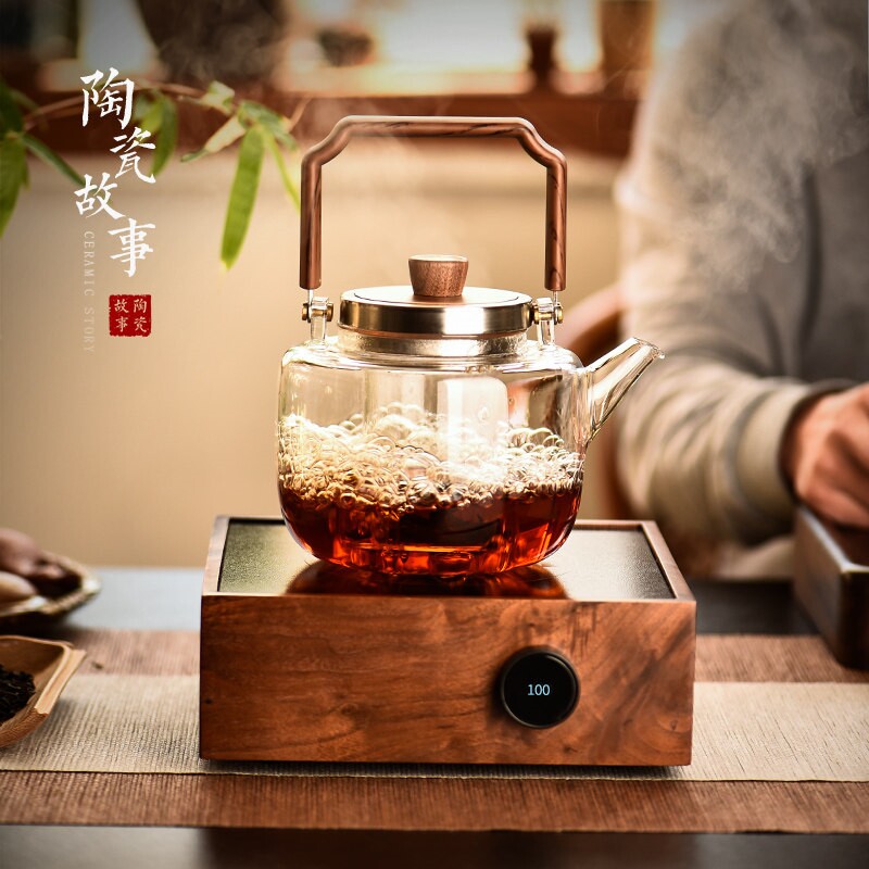 电陶炉煮茶专用玻璃烧水壶家用煮