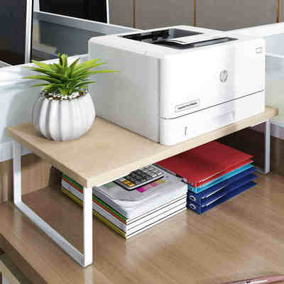 IKEA宜家办公室打印机置物架台面桌面支架子放电话机笔记本收纳架