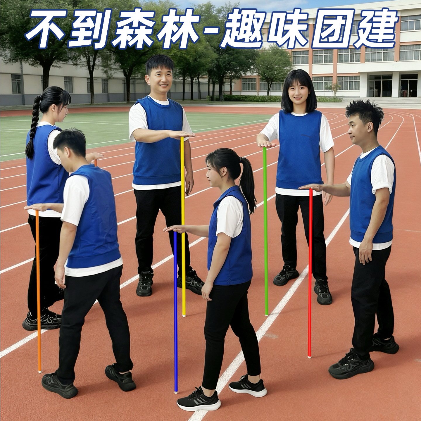 不倒森林游戏道具团队团建用品运动会体育比赛课间活动训练器材