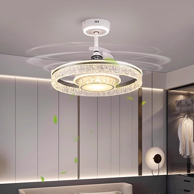 隐形吊扇风扇灯客厅餐厅家用一体