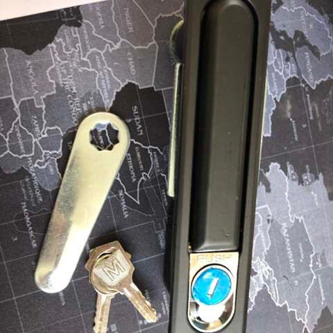 徐工吊车配件 25k 20g 护板锁 更换空滤小门锁