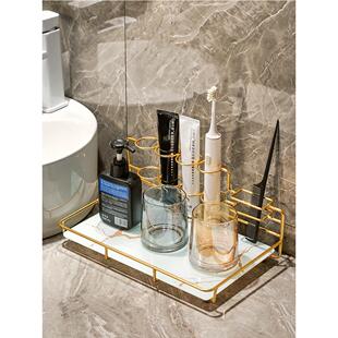 牙刷置物架高级感电动牙刷牙杯牙缸漱口杯刷牙杯浴室台面收纳架子