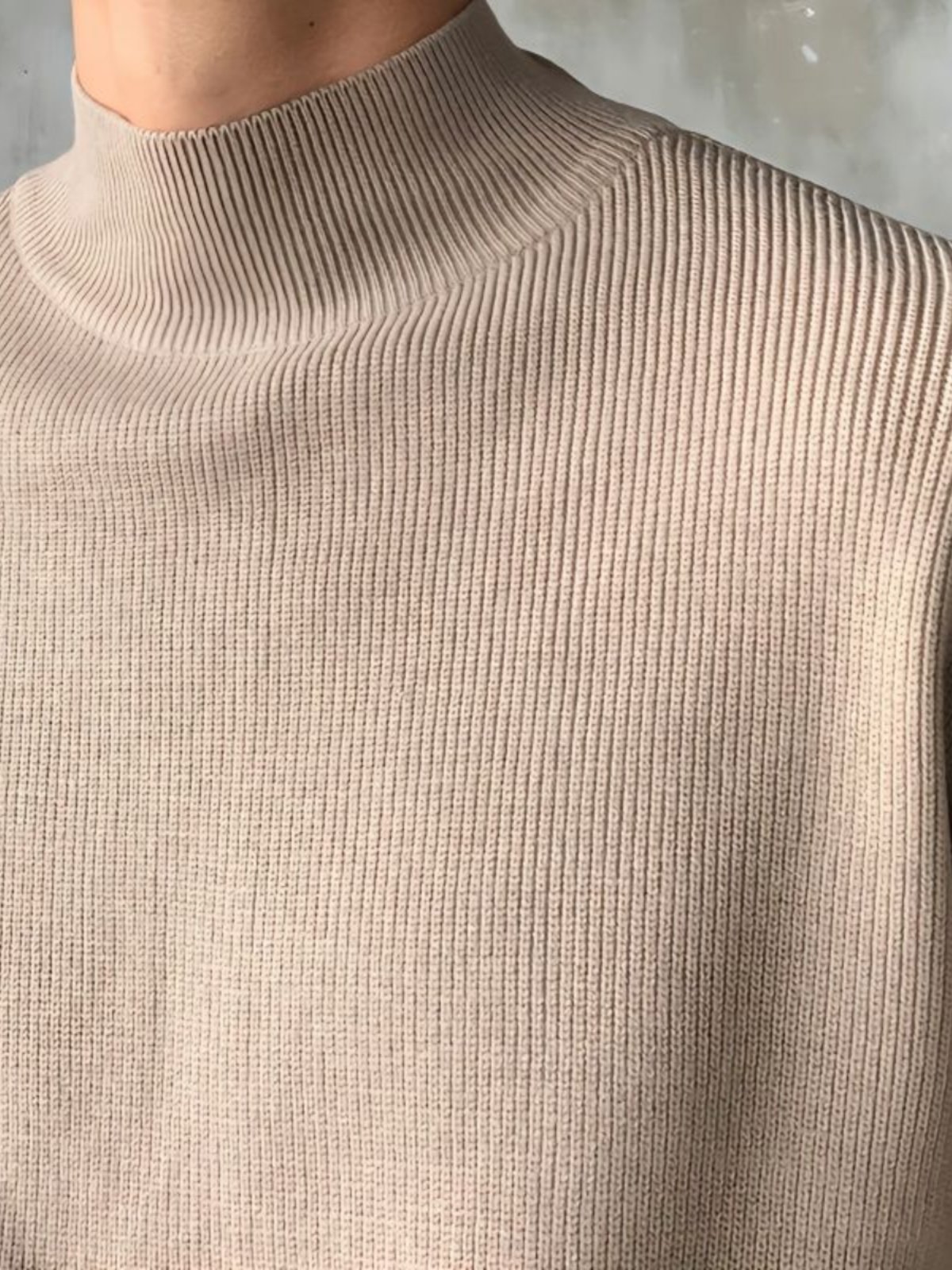 대외 무역 통관 카운터 컷 고급품 하프 터틀넥 스웨터 남성 루즈 한 한국식 단색 바닥 스웨터 스웨터