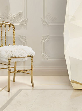 BOCA DO LOBO 纯铜餐椅别墅高端奢华高背黄铜贵族宫廷风金属椅子