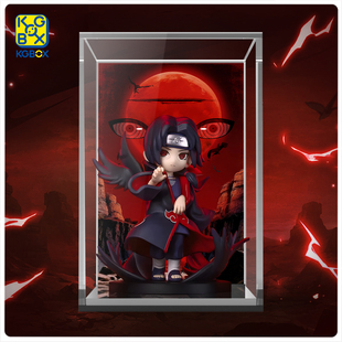 KGBOX适用于泡泡玛特火影忍者大战晓组织系列盲盒手办展示盒