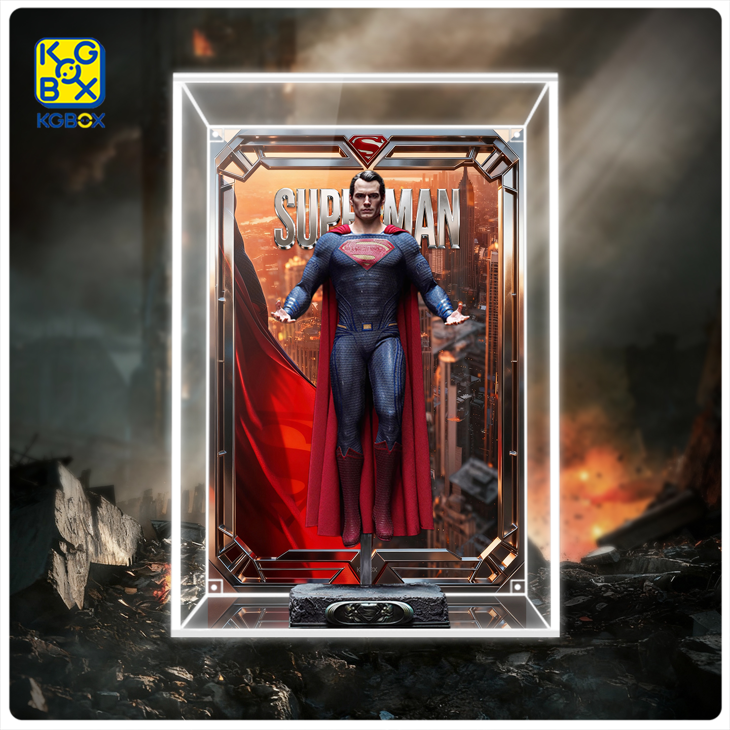 KGBOX正义黎明超人展示盒
