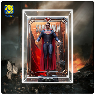 KGBOX适用INART正义黎明超人可动人偶INS风5MM加厚展示盒