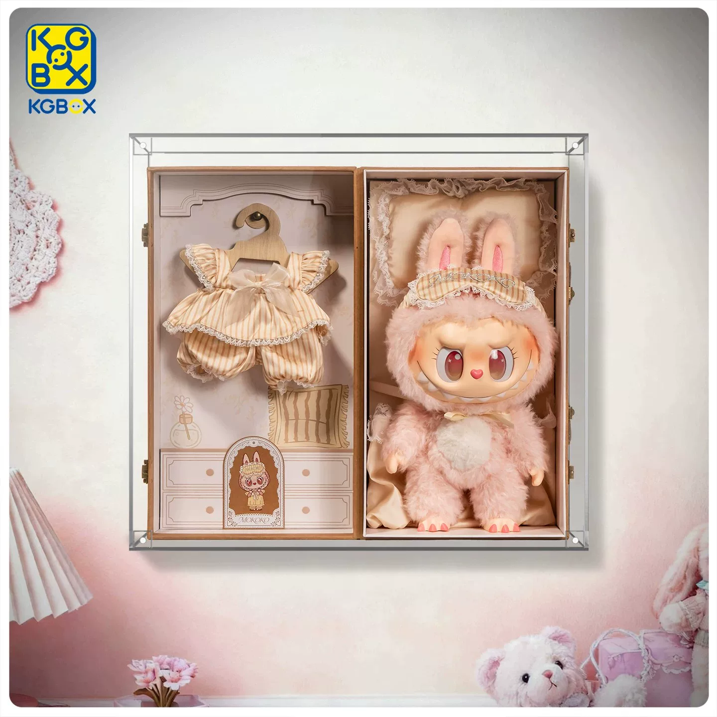 KGBOX泡泡玛特MOKOKO展示盒