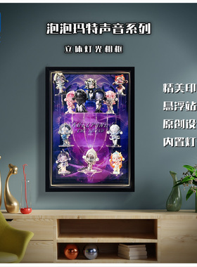KGBOX泡泡玛特SKULLPANDA声音主题展示盒sp13亚克力展示盒收纳盒