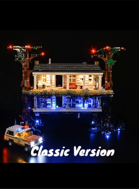 KGBOX用于75810美剧Stranger Things怪奇物语LED灯具亚克力展示盒