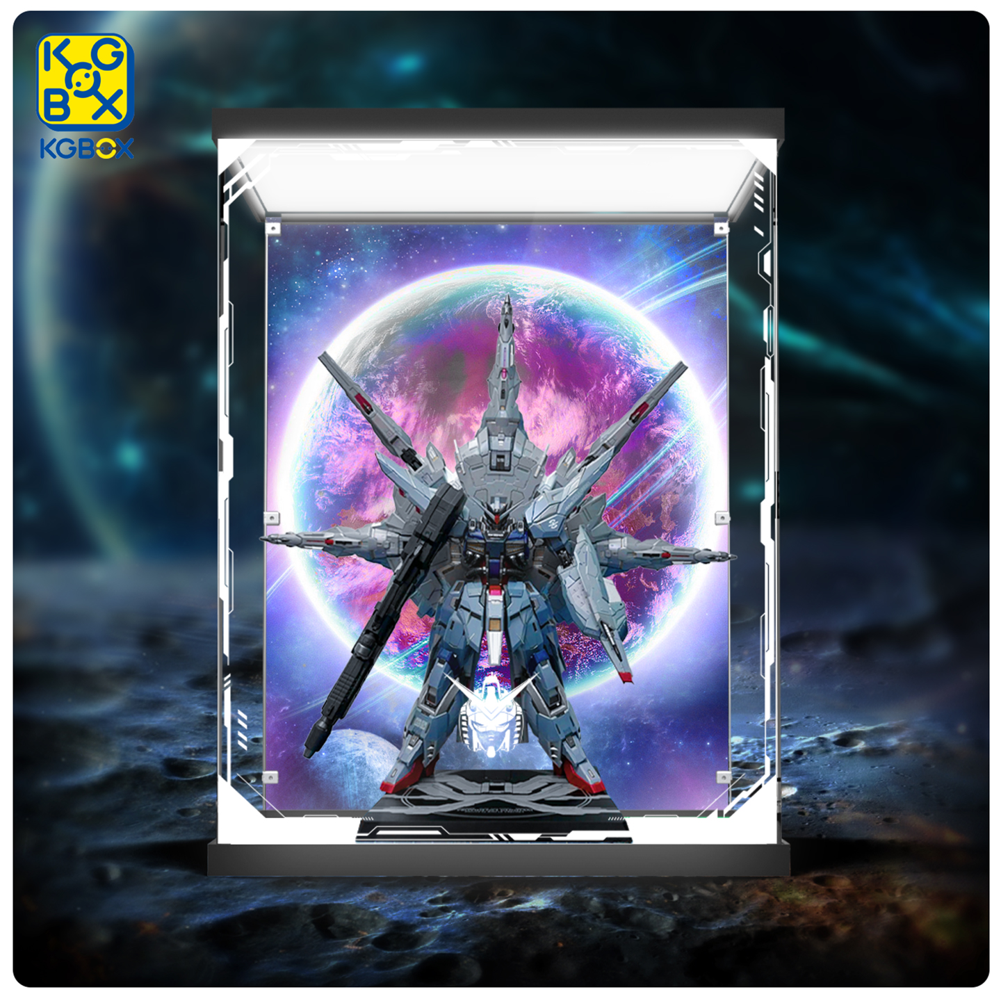 KGBOX万代神意高达展示盒