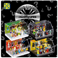KGBOX乐高71008和71011人仔抽抽乐71010和71013透明展示盒防尘罩
