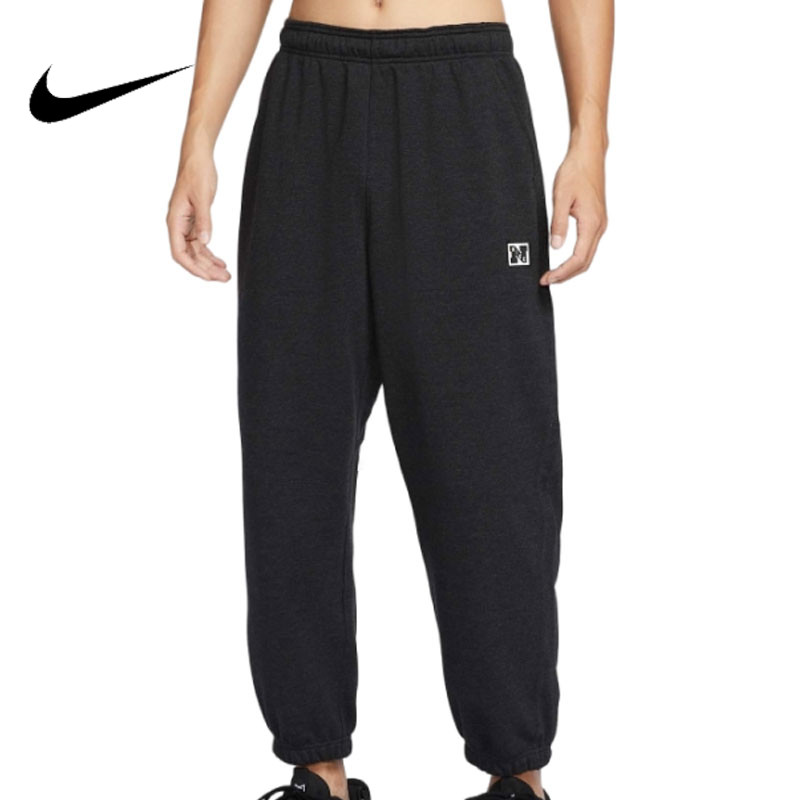Nike耐克春季新款男子运动休闲宽松舒适透气针织长裤HJ3146-010