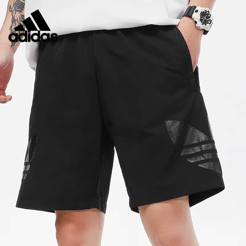 阿迪达斯男裤运动休闲五分短裤