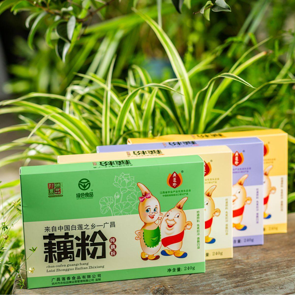 !新疆包邮西藏江西广莲珍藕粉即食速溶冲泡红枣桂花枸杞无蔗糖240