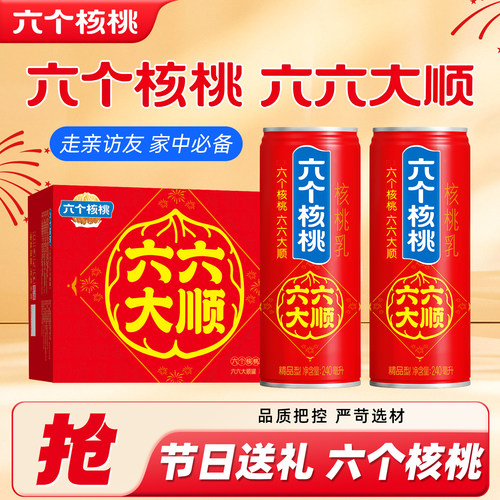 六个核桃240ml整箱礼盒送礼长辈.