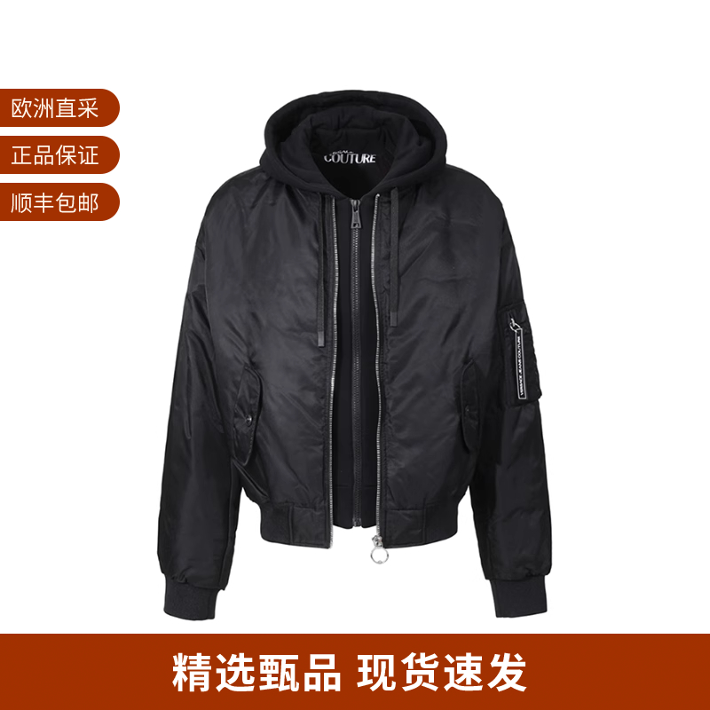 VJC范思哲连帽羽绒服夹克上衣