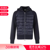 M1241 9B00020 Moncler盟可睐男士 鹅绒拉链羊毛针织开衫