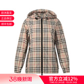 BURBERRY博柏利 8059490 女士Vintage格纹连帽夹克上衣外套