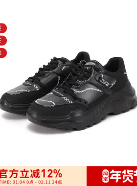 VJC范思哲 男士厚底老爹鞋系带运动休闲鞋 77YA3SC9 ZS881