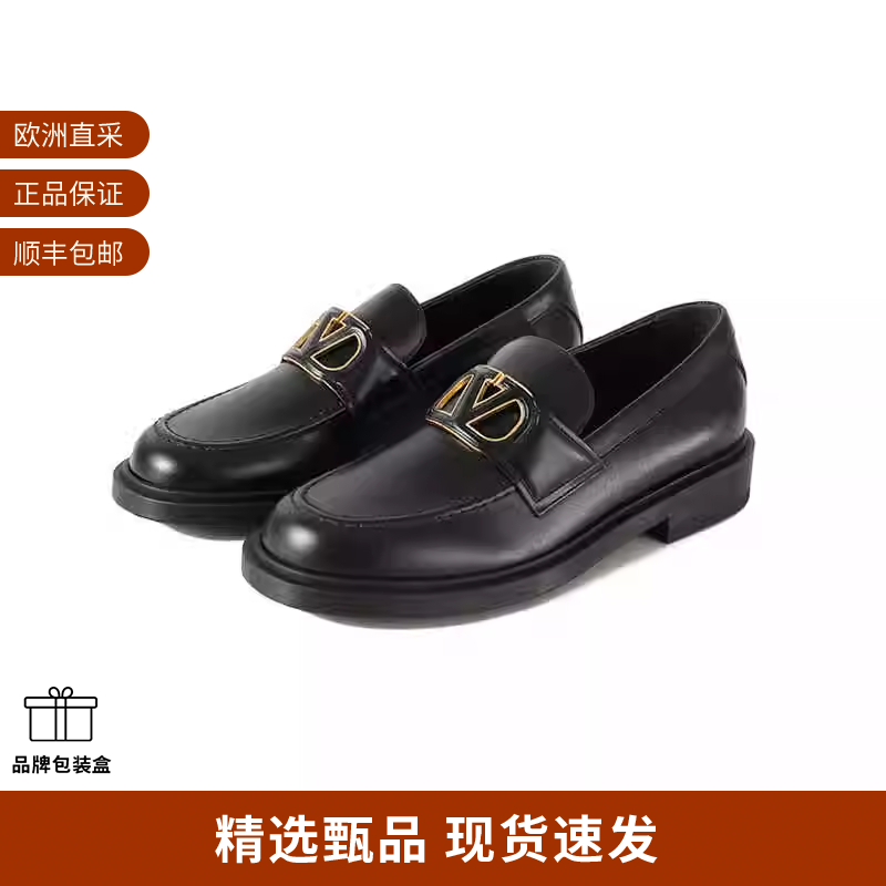 华伦天奴乐福鞋皮鞋单鞋便鞋复古