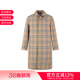 风衣大衣8072017 格纹美拉德风宽松单排扣长款 BURBERRY博柏利 男士