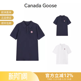 POLO衫 Canada 棉质徽标刺绣Beckley短袖 男士 1600M Goose