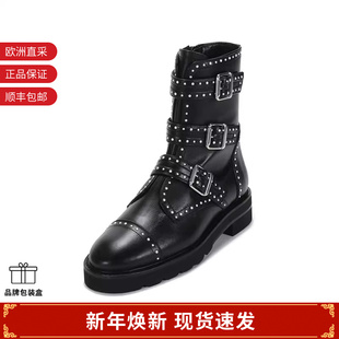 JESSE 女士机车风珠饰靴子短靴皮靴 LIFT Weitzman Stuart
