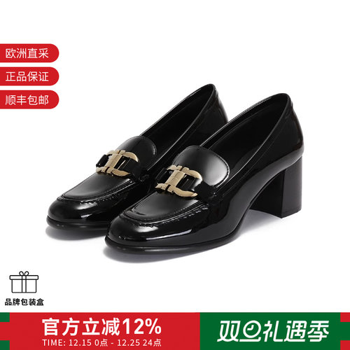 Ferragamo高跟鞋粗跟鞋单鞋