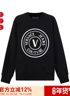 【甄品精选】VJC范思哲男士棉质圆领长袖男装卫衣 72GAIT20 CF01O