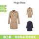 双排扣风衣大衣外套 Hugo black系列中长款 男士 50509585 Boss