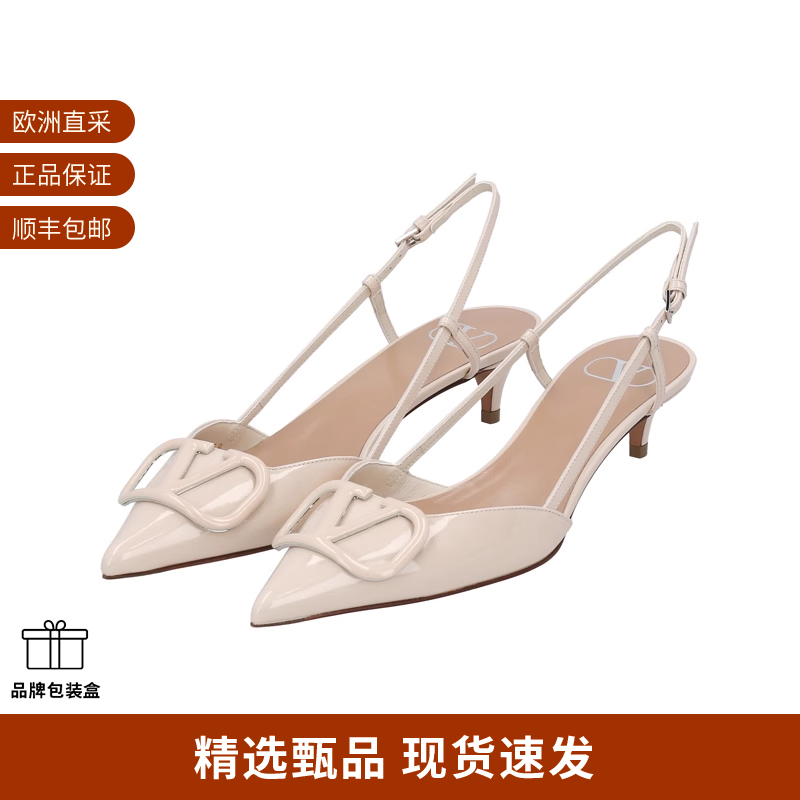 华伦天奴女士尖头高跟鞋凉鞋