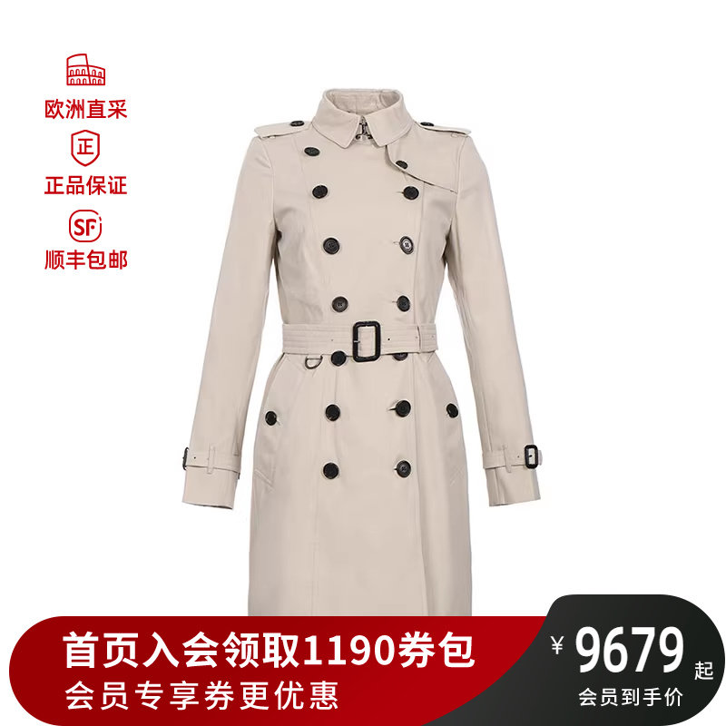burberry博柏利 女士切尔西版型trench风衣 4013312