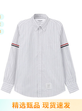 Thom Browne 男士棉质直筒长袖牛津衬衫 MWL301O F0525